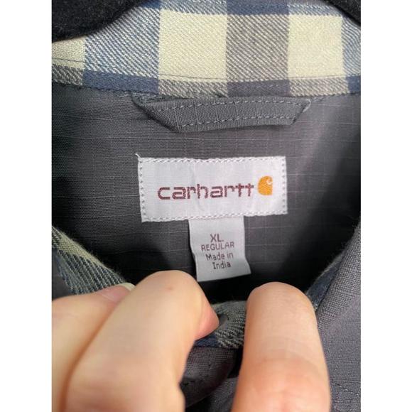 Men's Carhartt XL Gray Jacket - Picture 3 of 11